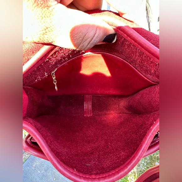 Coach — Vintage Red Leather Shoulder Bag - Picture 7 of 7